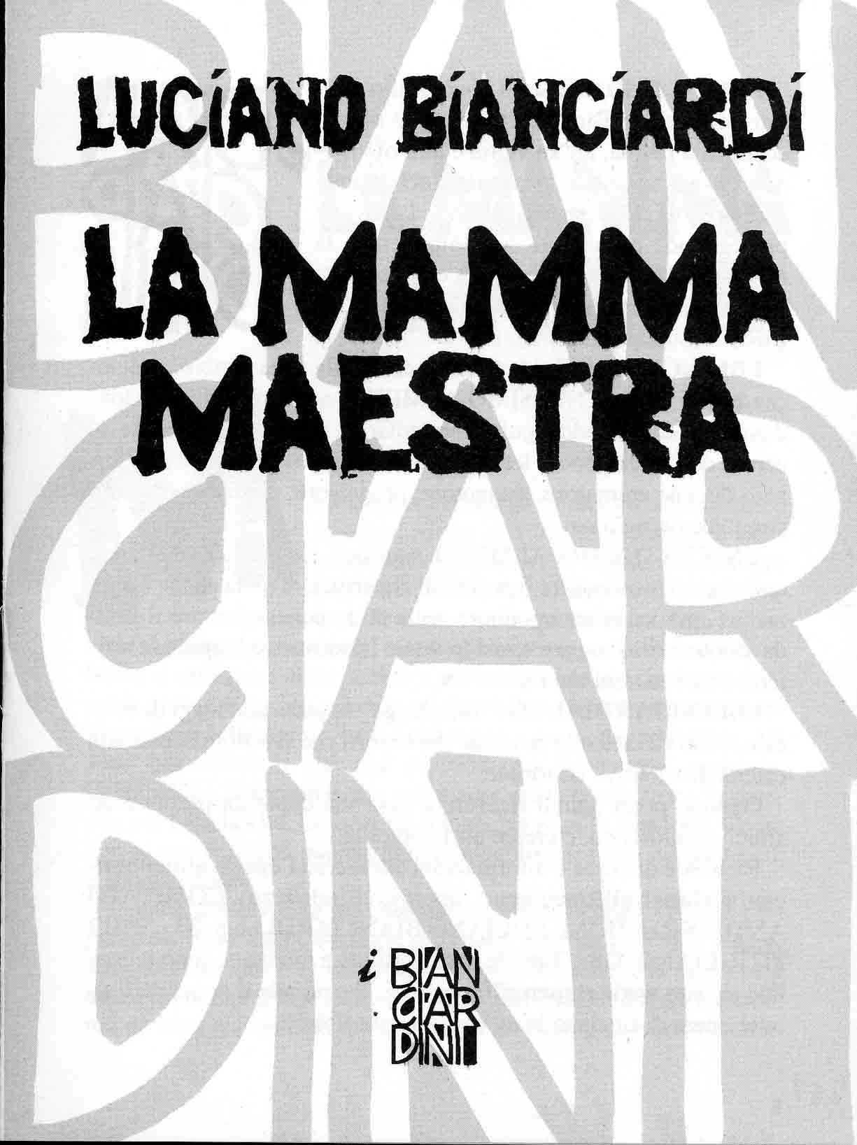 La mamma maestra Book Cover