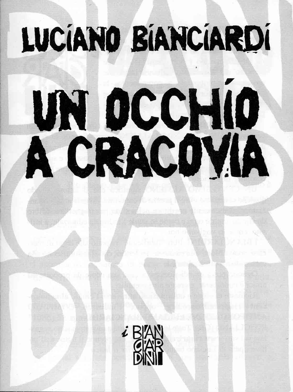 Un occhio a Cracovia Book Cover