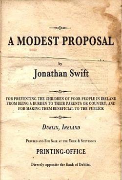 Una modesta proposta Book Cover